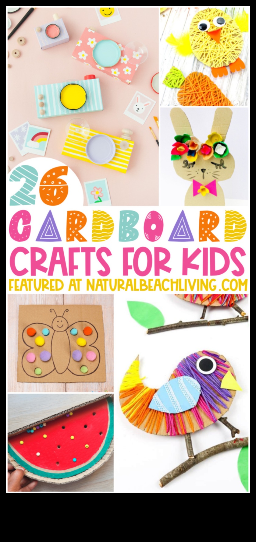 יצירות קרטון עשה זאת בעצמך: בניית דמיון עם חומרים ממוחזרים