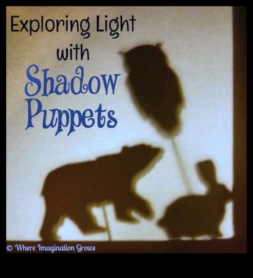 Crafty Shadow Puppets: עשה זאת בעצמך לילדים בידור בחושך