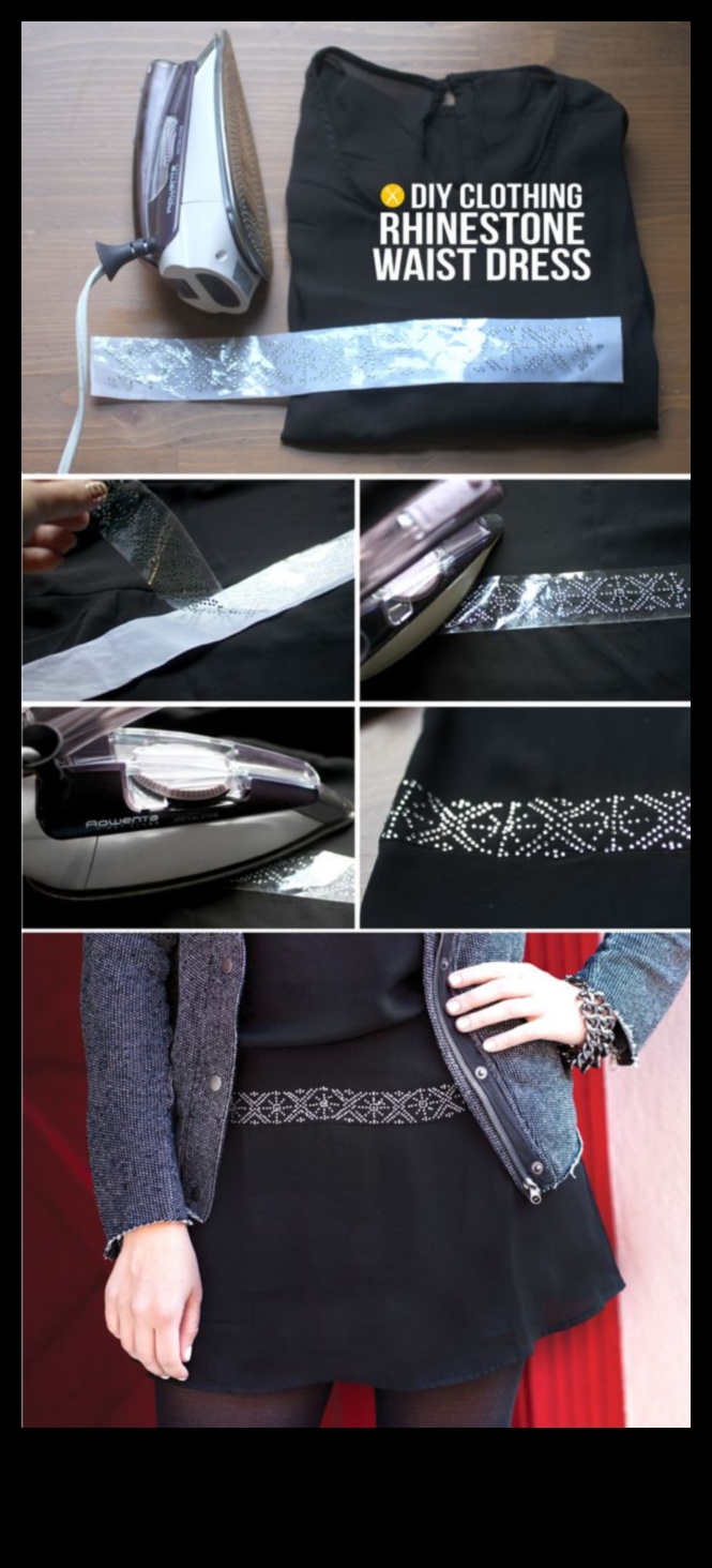 נצנוץ וברק: ביגוד ואביזרים עשה זאת בעצמך עם אבני חן