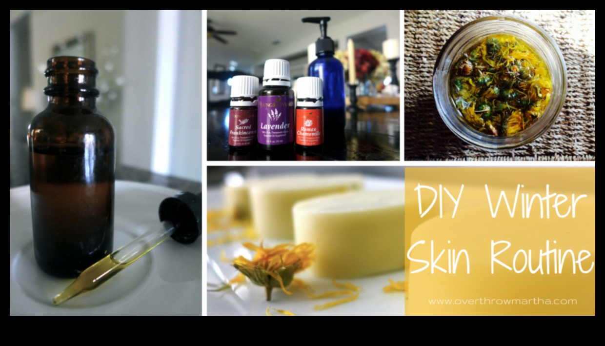 טיפוח עור חורף עשה זאת בעצמך: יצירת מוצרי יופי טבעיים