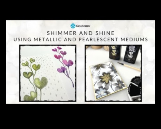 יצירת נייר עם מטאליים: הוספת שימר וברק לפרויקטים