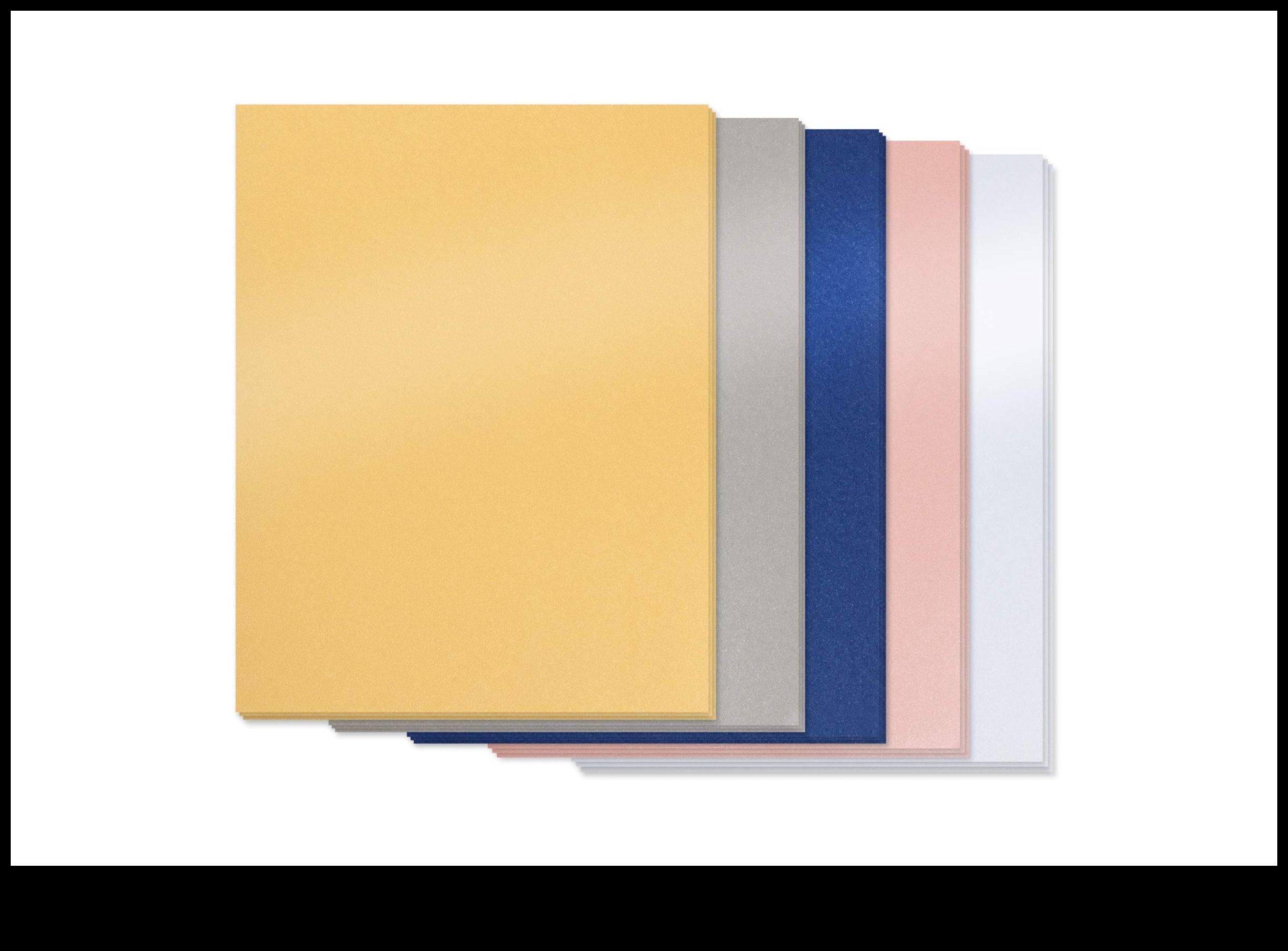 יצירת נייר עם מטאליים: הוספת שימר וברק לפרויקטים