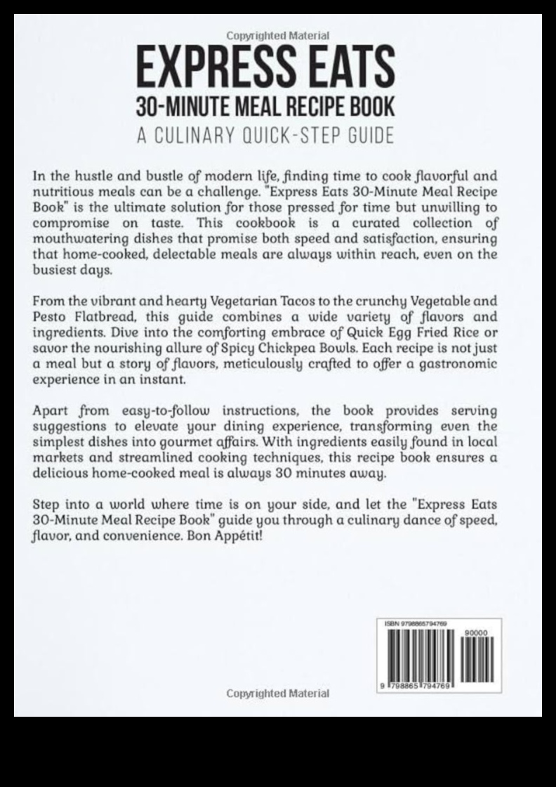 אוכל אקספרס: ארוחות מהירות וטעימות של 30 דקות