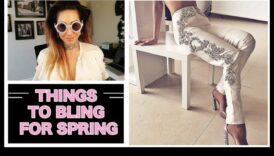 נצנוץ וברק: ביגוד ואביזרים עשה זאת בעצמך עם אבני חן