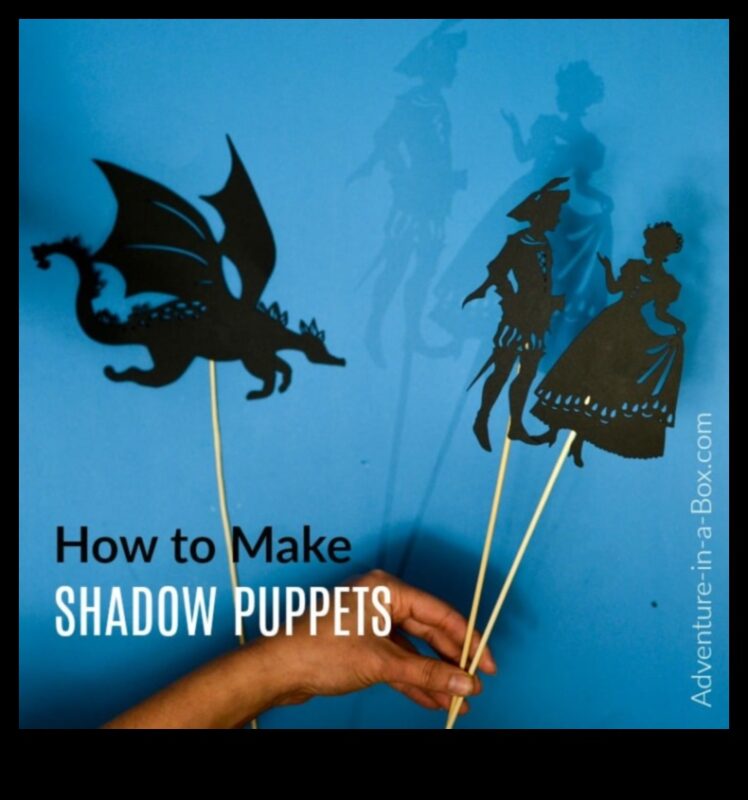 Crafty Shadow Puppets: עשה זאת בעצמך לילדים בידור בחושך