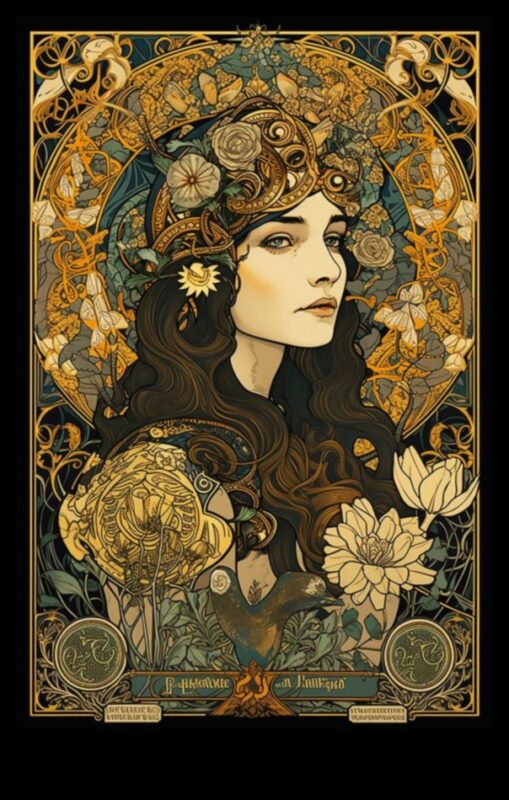 ביגוד ואביזרים עשה זאת בעצמך בהשראת ארט נובו