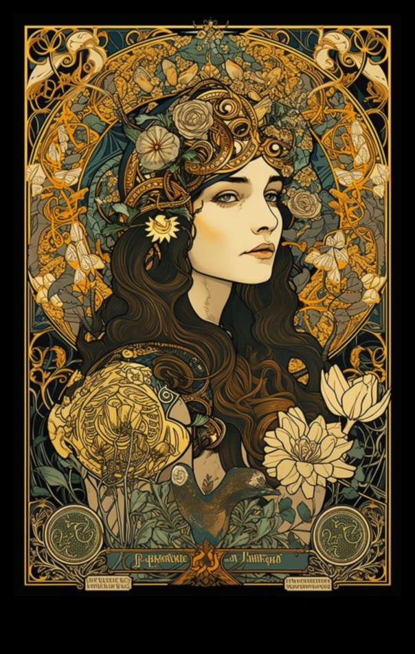 ביגוד ואביזרים עשה זאת בעצמך בהשראת ארט נובו