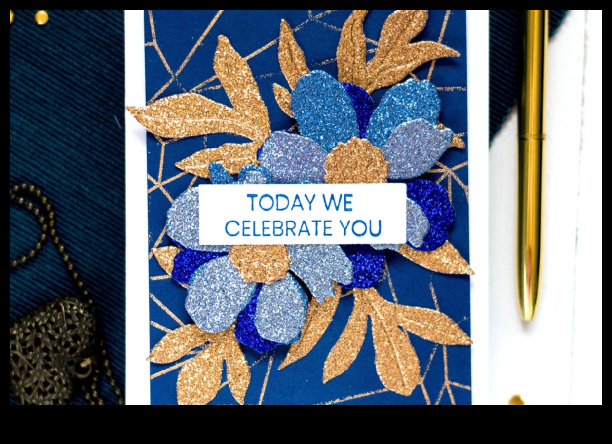 יצירת נייר עם מטאליים: הוספת שימר וברק לפרויקטים